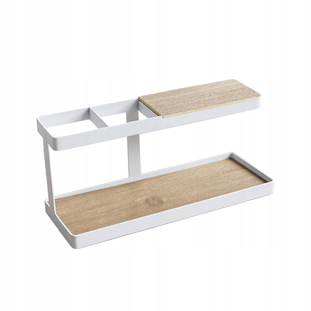 Remote Control Holder Stable with Compartment Convenient Simple Phone White