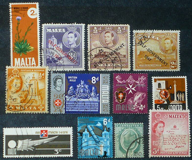 Malta - zestaw znaczków