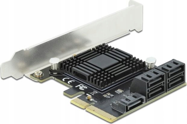 Kontroler Delock PCIe 3.0 x4 5x SATA III (90498)