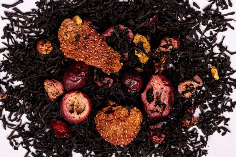 Herbata Żurawina truskawka 100g