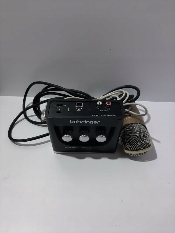 MIKROFON BEHRINGER C1 INTEFEJS UFORIA UM2 OK