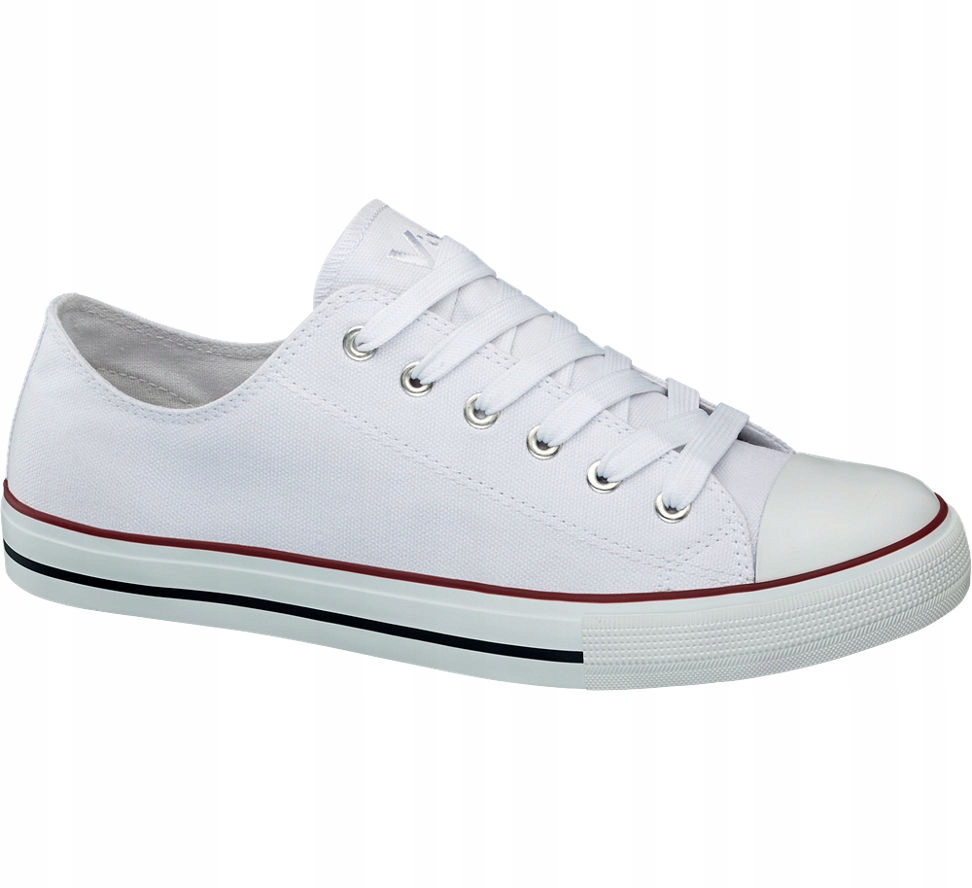 VTY BIAŁE TRAMKI DAMSKIE SZNUROWANE CASUAL 41 2Ż7E