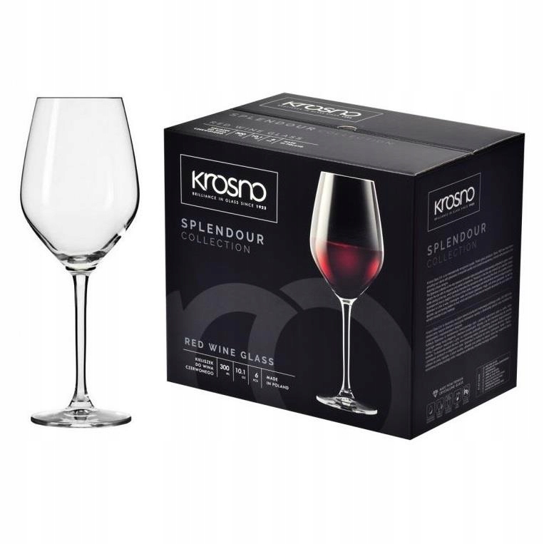 Kieliszki do wina 300ml 6szt Krosno Splendour