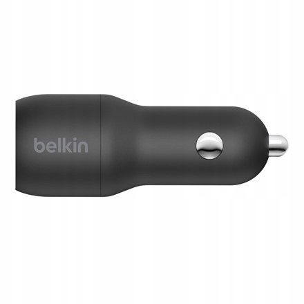 Belkin Dual USB-A Car Charger 24W + USB-A to Light