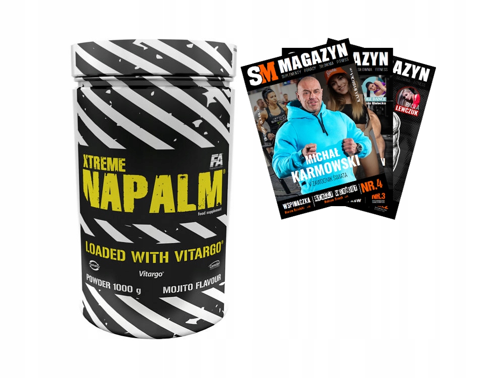 FA XTREME NAPALM + VITARGO 1000 g PRZEDTRENINGÓWKA