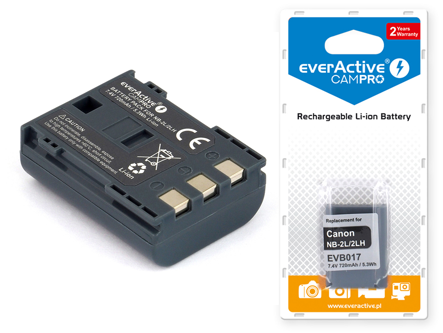 Bateria everActive do CANON MD265 MV5iMC