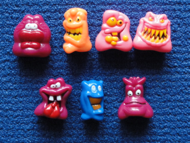 Duchy, duszki, figurki lata 90-te, zestaw 7 szt.