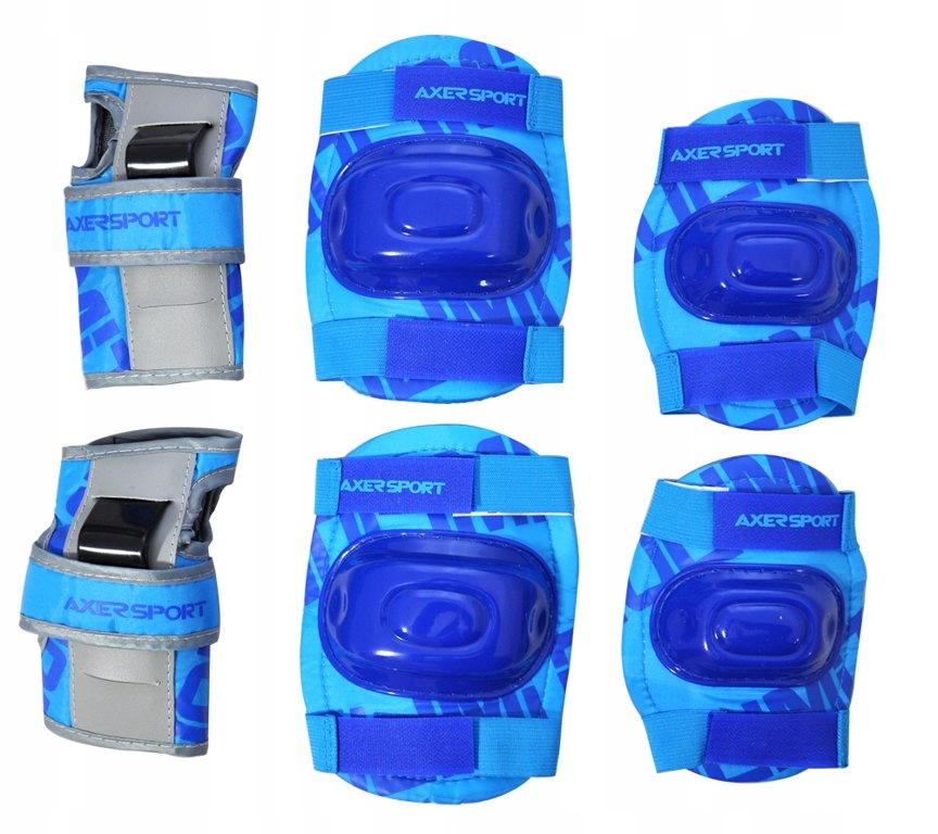 Zestaw ochraniacze dla dzieci na rolki wrotki kolana łokcie AXER 3w1 r. XS