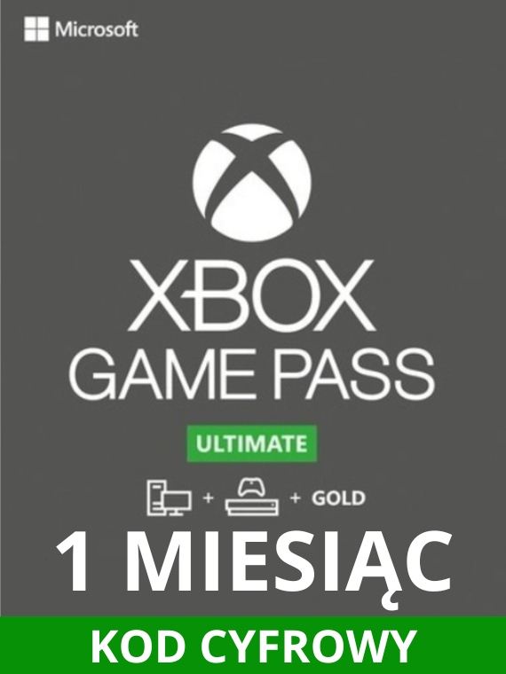 XBOX GAME PASS ULTIMATE - 1 MIESIĄC - 30 DNI - WSZYSTKIE KONTA - Z KARTĄ