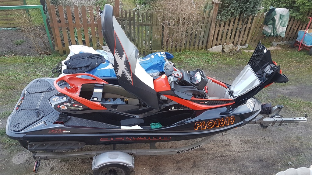 skuter wodny sea doo 260 rxt-x 3S przepust na gwar