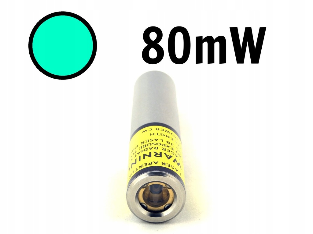 Laser liniowy zielony 80mW IP67 505nm LAMBDAWAVE