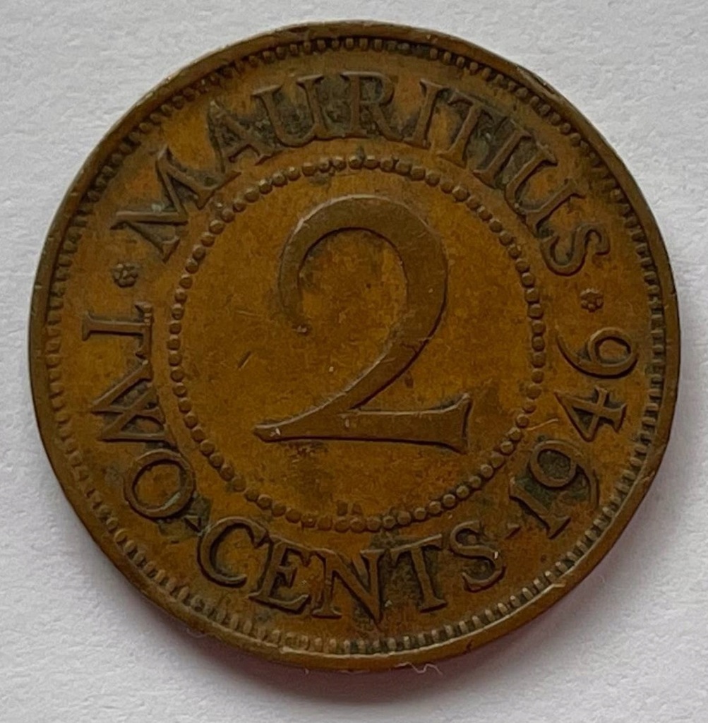 Mauritius - 2 centy 1946