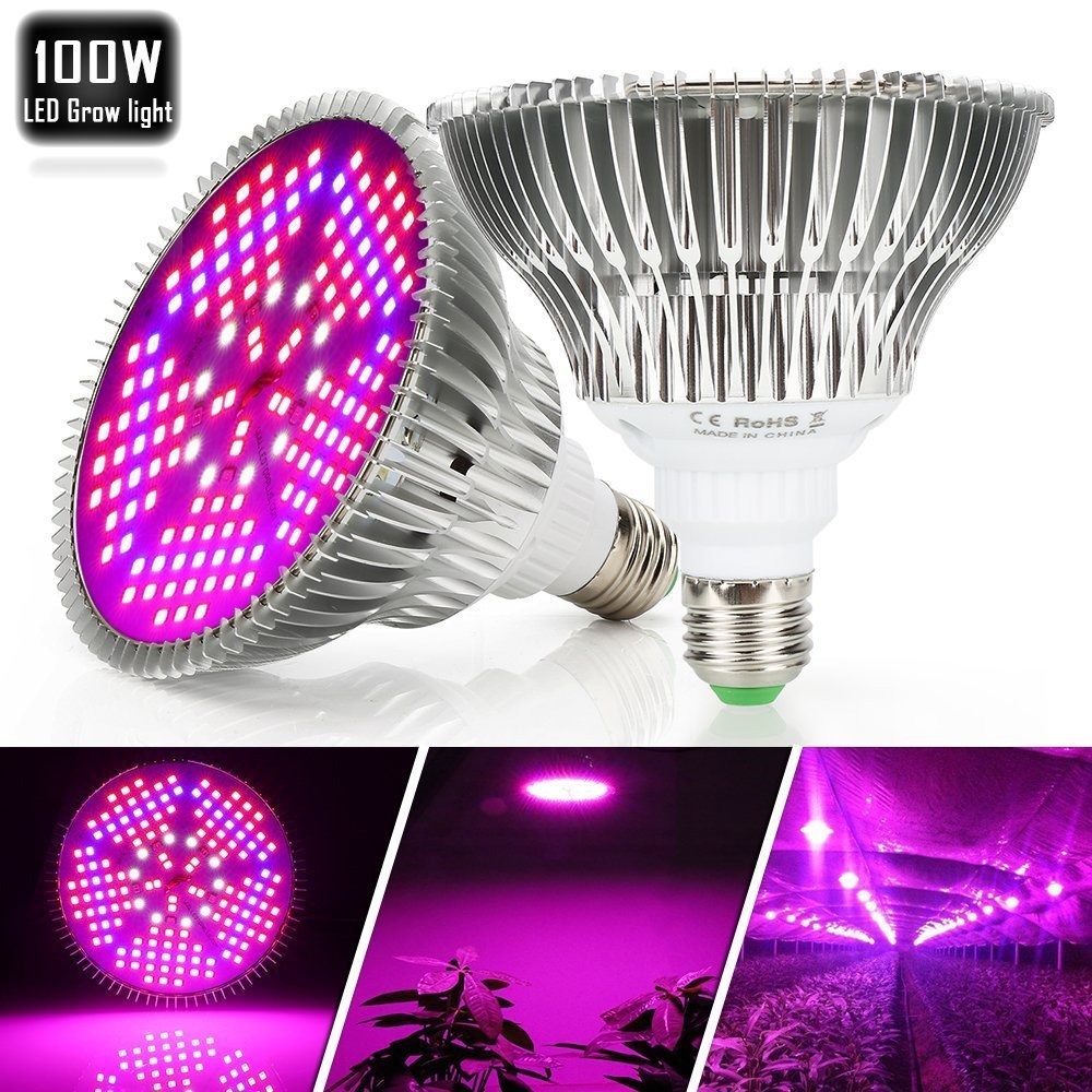 LED GROW 100W lampa żarówka do uprawy roślin