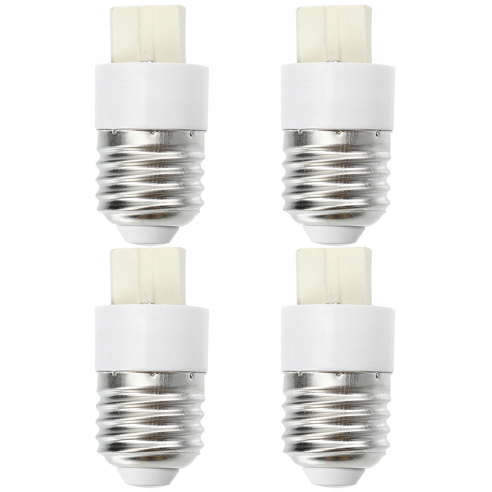4PCS REPLACEMENT E 27 TO G 9 LAMP BULB ADAPTERS