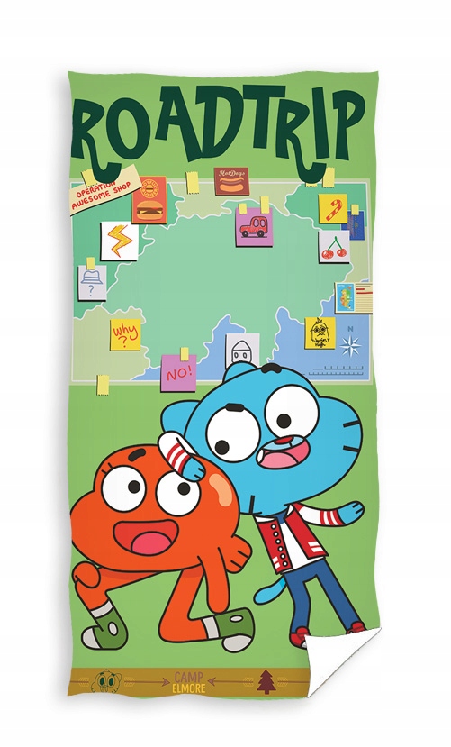 gumball gambolem ręcznik 70/140 świat gumballa