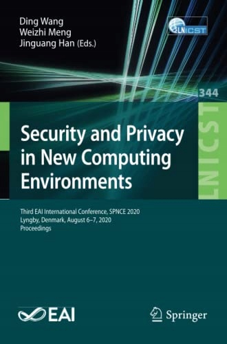 Wang, Ding Security and Privacy in New Computing E