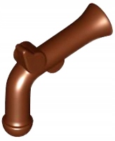 LEGO PISTOLET PIRACKI BRĄZOWY REDDISH 2562