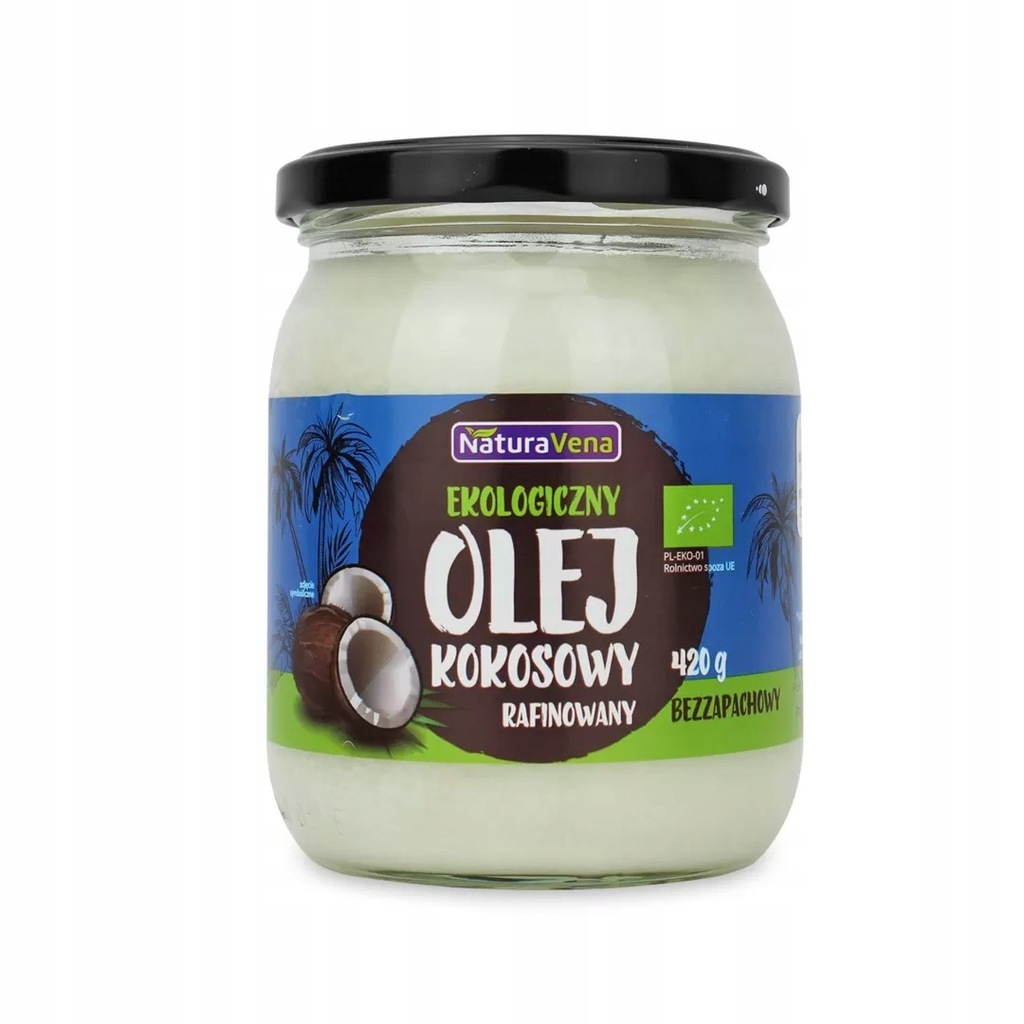 Olej Kokosowy Bezwonny BIO 465 ml - Naturavena