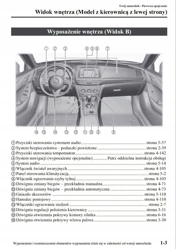 Mazda 6 20122014+Radio Instrukcja Obsługi 7605140447