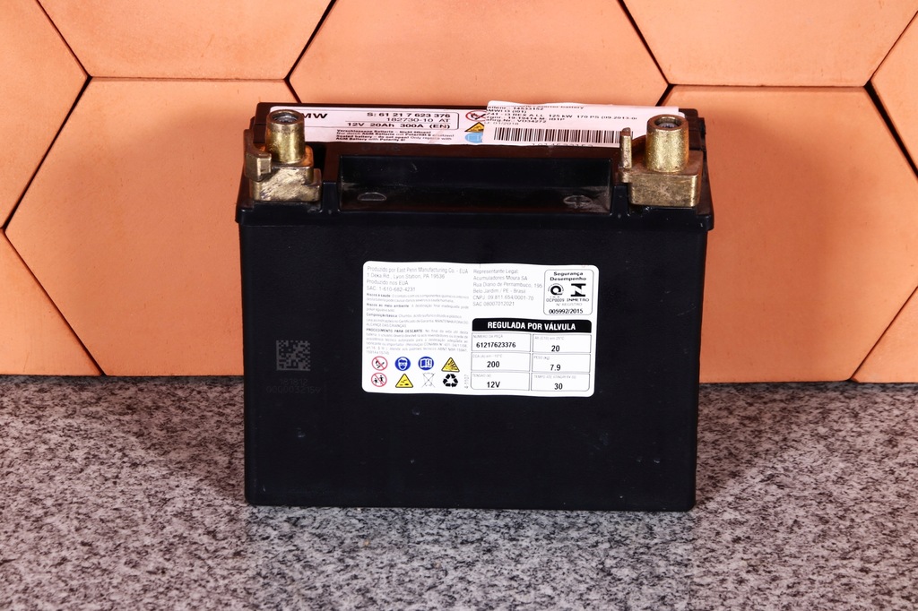 BMW i3 ORYGINALNY AKUMULATOR 12V 20Ah 300A 7623376 9374606897