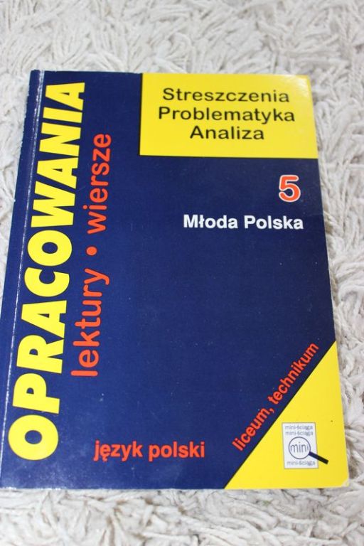 *BLOX* Opracowania. lektury - wiersze. cz.5 KIC