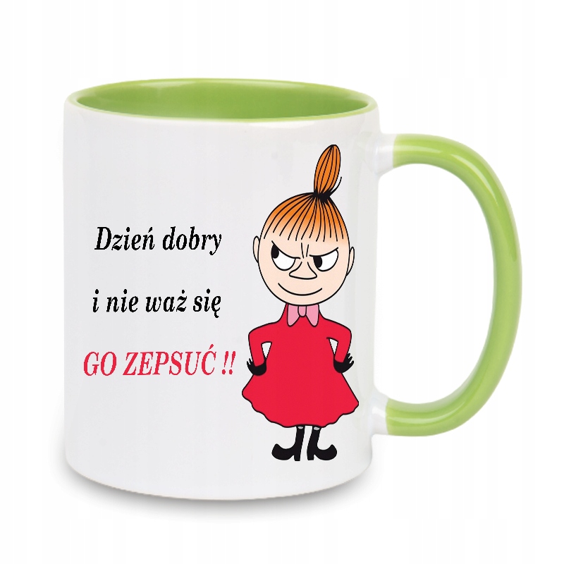 Kubek z nadrukiem Mała Mi, Muminki, Śmieszne, BCJZ-MI-022