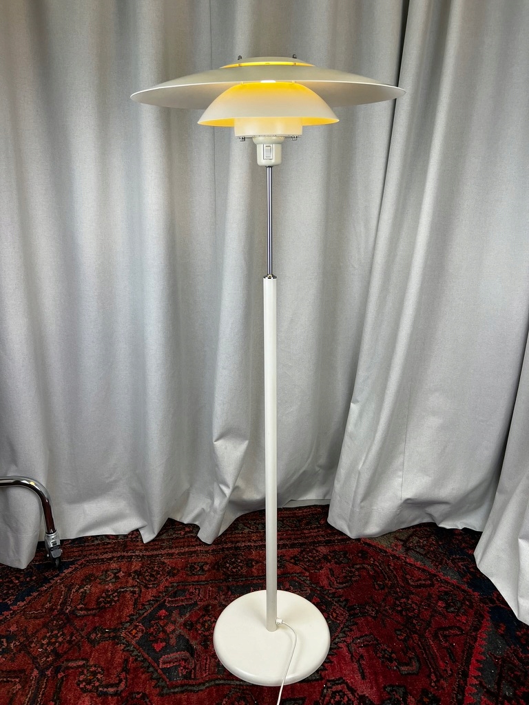 Duńska lampa podłogowa DesignLamp Lux 126cm lata 70