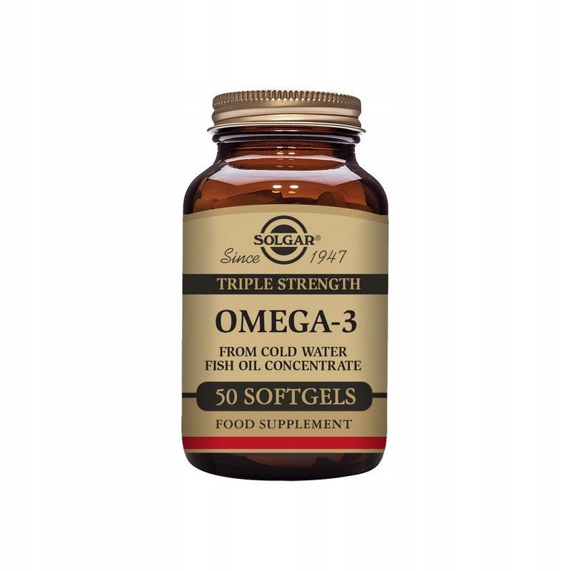 Kwas omega3 potrójnie skoncentrowany Solgar 100 K 10905983959