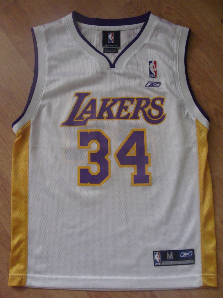 KOSZULKA LAKERS O'NEAL REEBOK ROZM.M-10,12 LAT