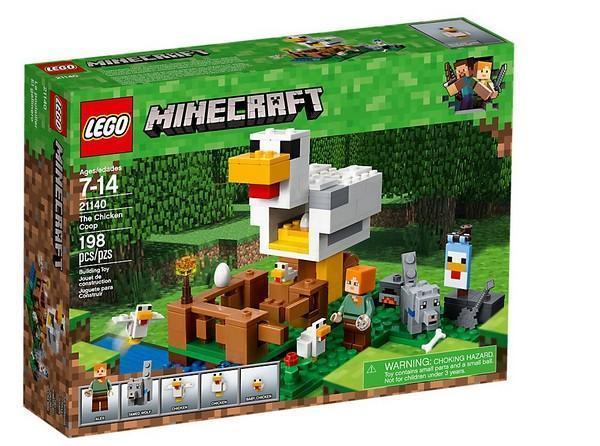LEGO MINECRAFT 21140 KURNIK STEVE ALEX ZOMBIE KURY