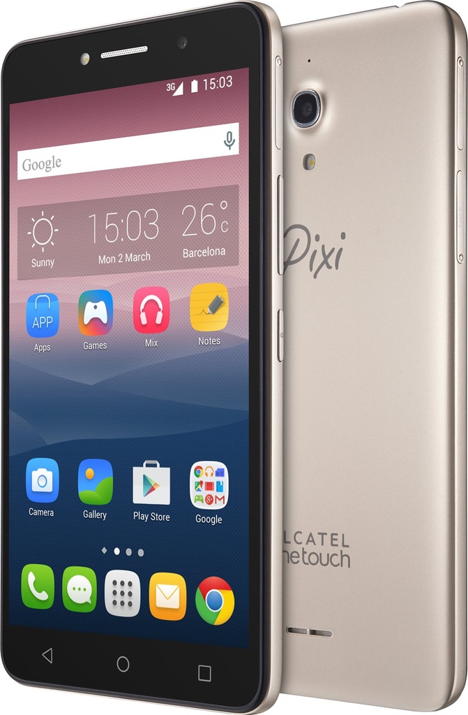 Купить Смартфон Alcatel Pixi 4 (6) 1/8 ГБ, золотой: отзывы, фото, характеристики в интерне-магазине Aredi.ru