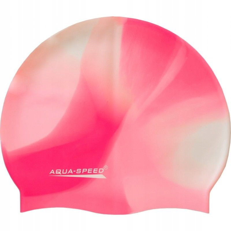 Czepek pływacki Aqua-Speed Bunt 95 różowo-biały