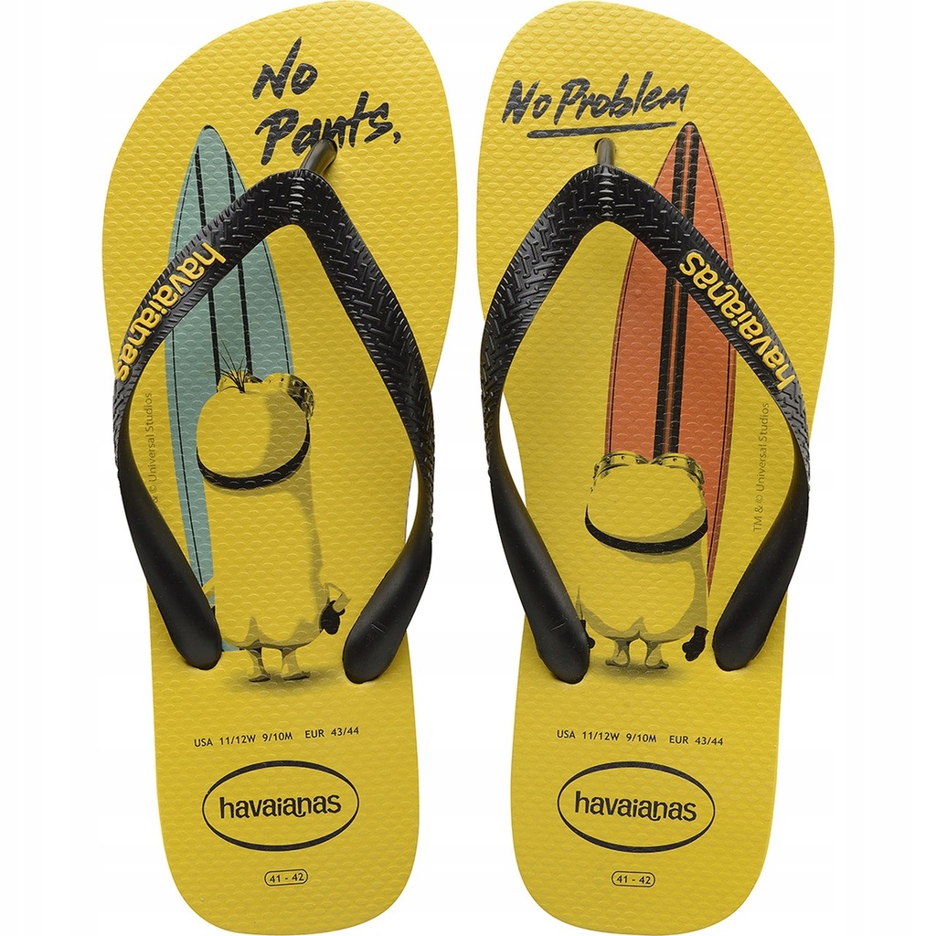 HAVAIANAS MINIONS CITRUS Y _41/42_ Uniseks Japonki