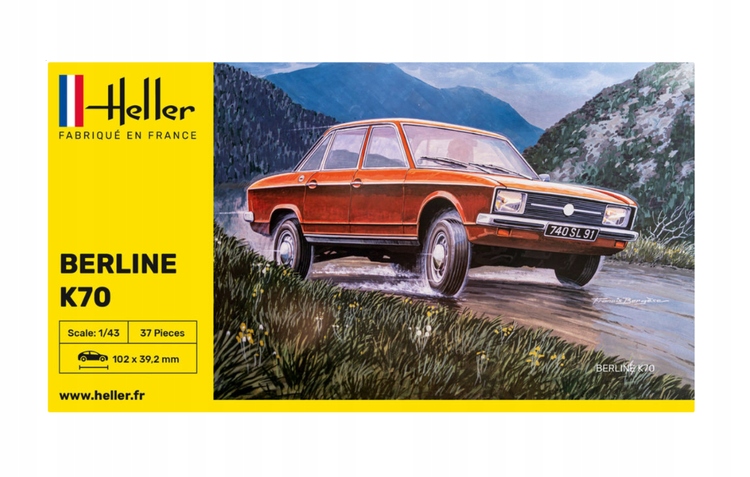 Купить Комплект модели автомобиля Berline K70 Heller: отзывы, фото, характеристики в интерне-магазине Aredi.ru