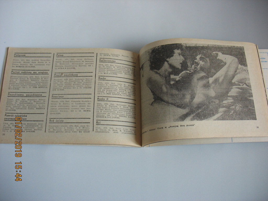 WIK KINO aktor Film Teatr informator folder PRL