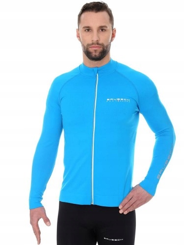 BRUBECK ATHLETIC bluza termo męska niebieska r. L