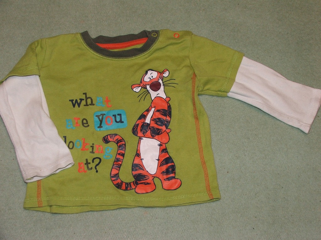T-shirt bluzka z Tygryskiem 9-12m Disney