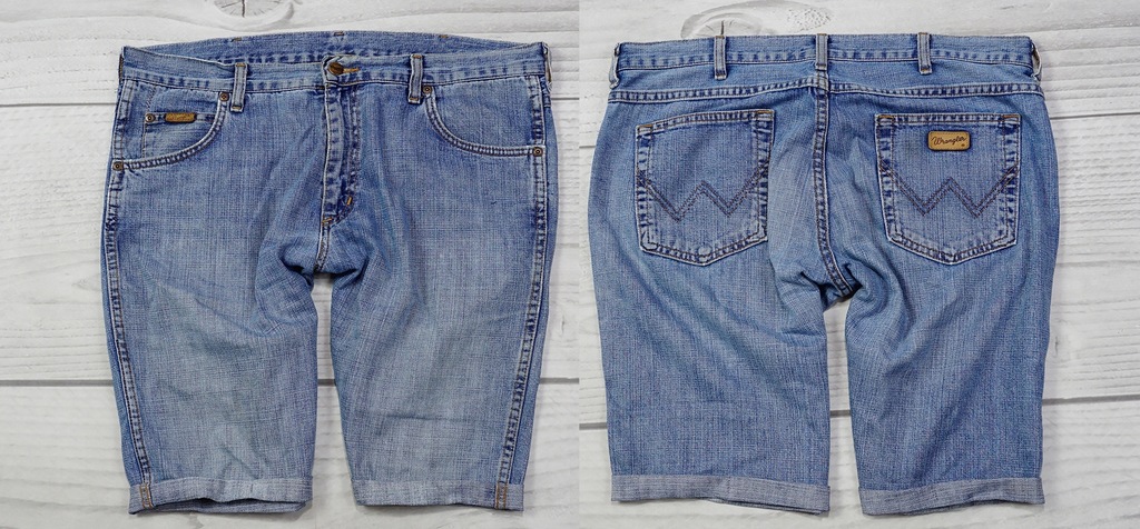 WRANGLER BOOTCUT _ SPODENKI _ W34 _ JEANS _ SHORTY