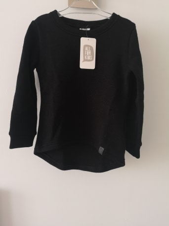 czarny sweter all for kids 152/158