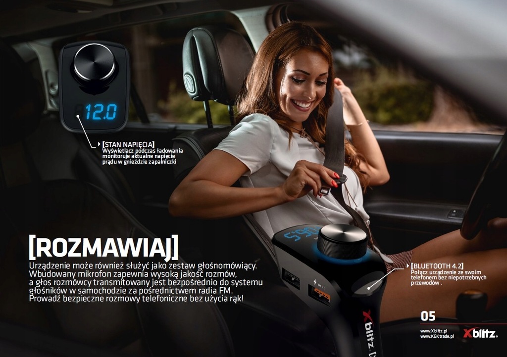 Купить XBLITZ X300 PRO Комплект громкой связи FM-передатчик: отзывы, фото, характеристики в интерне-магазине Aredi.ru