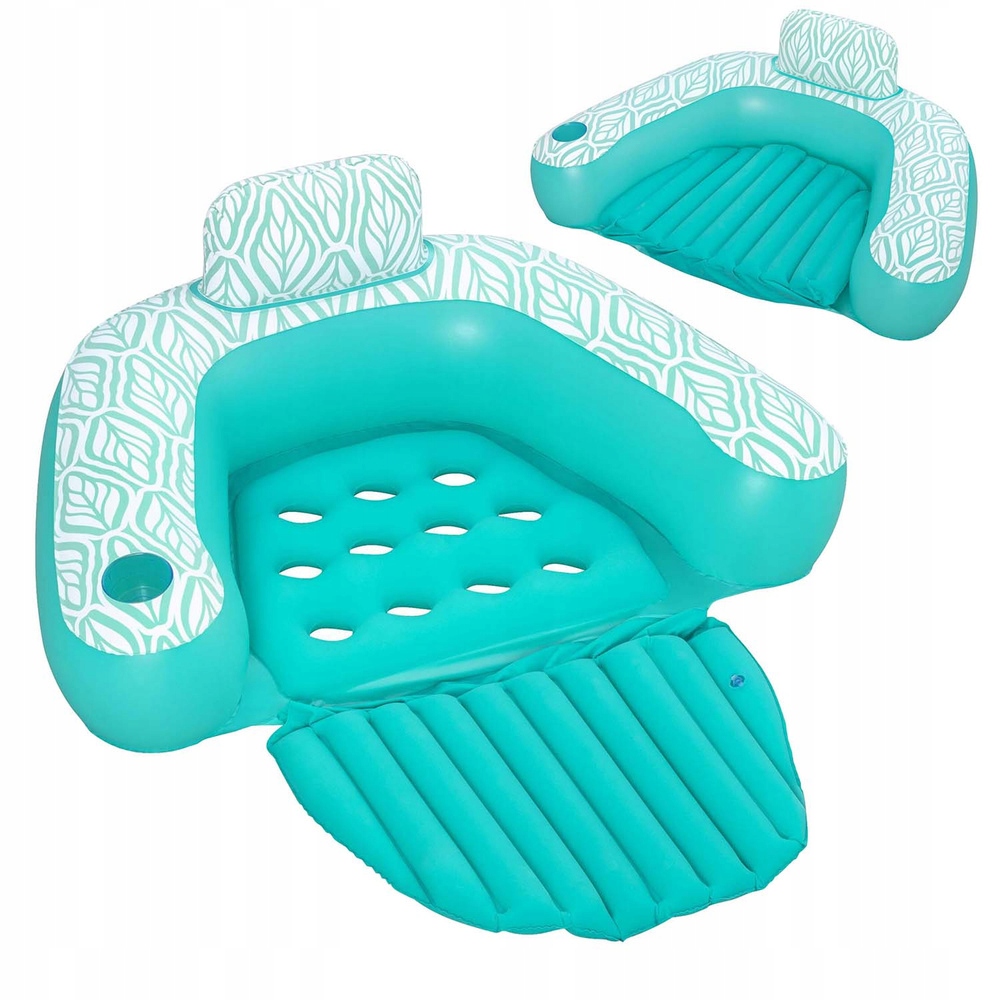 Bestway Dmuchany FOTEL do wody Deluxe Comfort Plush 145x120cm 43719