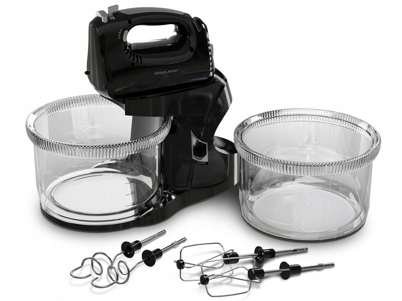 Mikser GOTZE & JENSEN HM602BK 580W 2xMISA