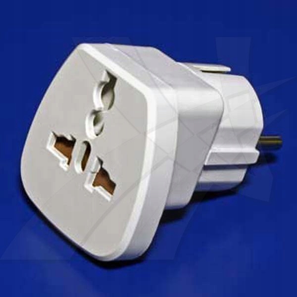 230V Adapter podróżny, CEE7 (widelec) - gniazdo, b