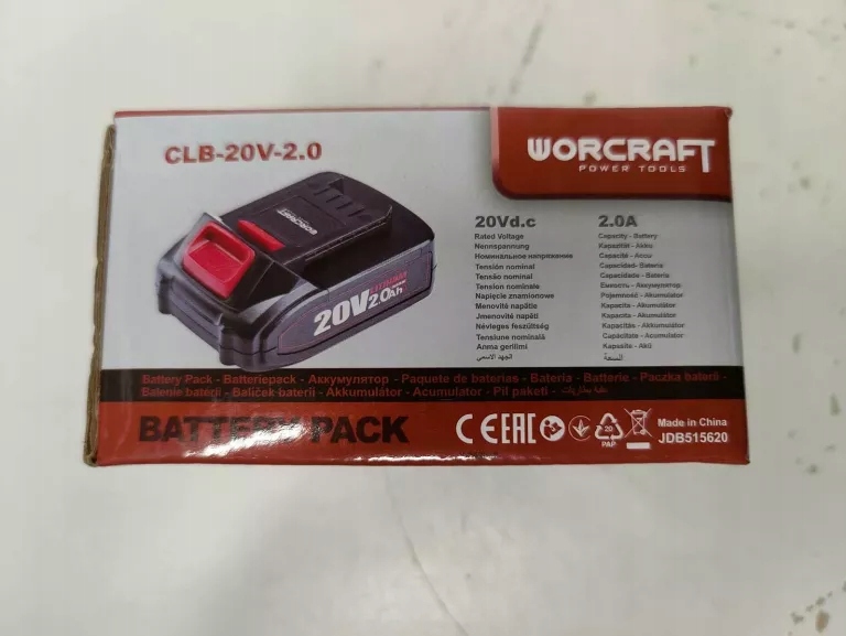 BATERIA AKUMULATOR 20V WORCRAFT LI-ION AKU 2000MAH