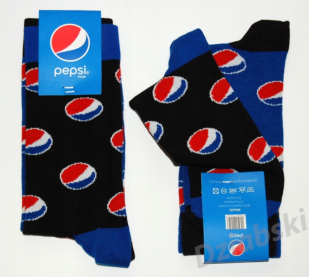 PEPSI max * NOWE SKARPETKI skarpety LOGO * 39-43