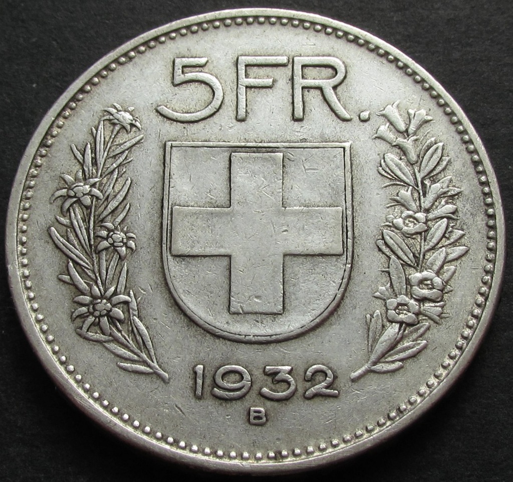 5 Franków 1932 Srebro (3840)