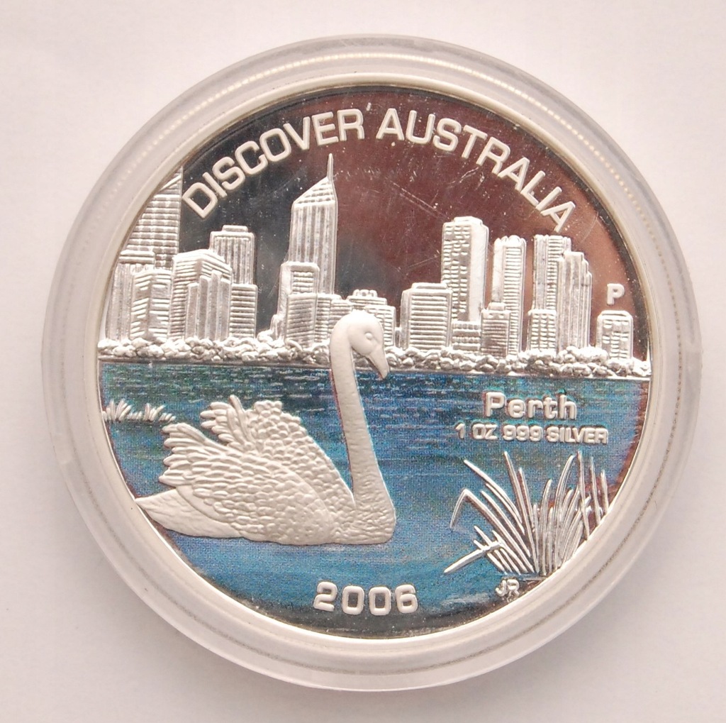Australia 1 dolar 2006 Perth (discover Australia)