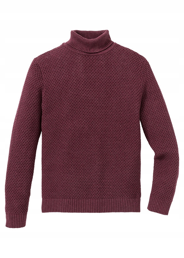 Sweter z golfem Regular czerwony 56/58 (XL) 914259