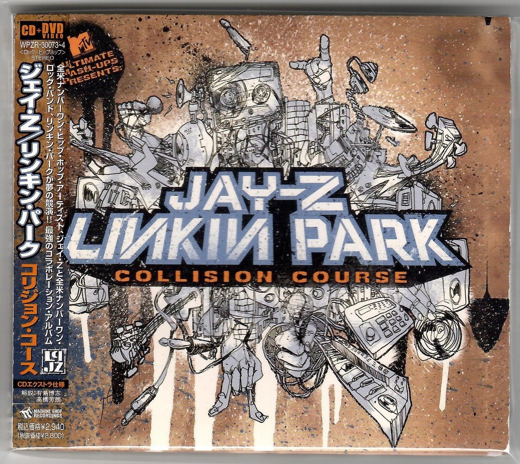 LINKIN PARK / JAY-Z - Collision - CD+DVD OBI JAPAN
