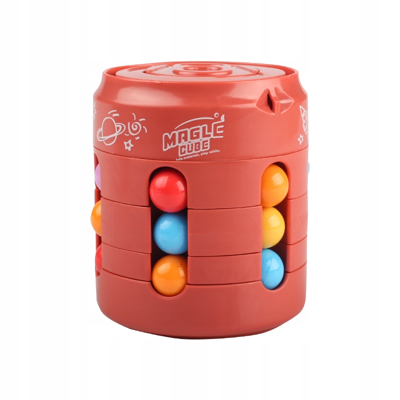 Magic Rotating Bean Puzzle Cube Game Kids Adults